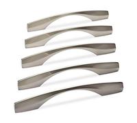 SOTECH 15 pièces Poignée de meublee SW53 Entraxe 128 mm / 160 mm Finition en Acier Inox Poignée d'armoire de tiroir Longueur 190 mm de JUNKER Design