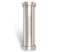 SOTECH 2 pièces Consoles de Bar Florenz Droites Hauteur 200 mm/Ø 50 mm Aspect INOX Pied de comptoir Bar Console Pied de comptoir