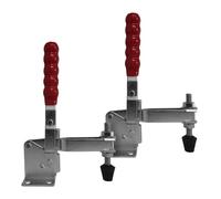 SOTECH 2 pièces Pince de serrage à genouillère Force de maintien jusqu'à 340 kg Serrage rapide vertical Pinces de serrage à genouillère