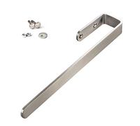 SOTECH 2 pièces Porte-serviettes PAN pour montage sur armoire/A visser/Acier inoxydable brossé/Porte-serviettes Salle de bains Crochet porte-serviettes