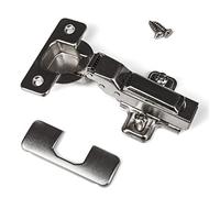 SOTECH 2 pièces SOFT-CLOSE Paumelles 105° Butée centrale T45 avec plaques de montage et vis et montage rapide KLIP, testé à 50000 cycles SO-T45