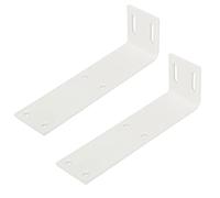 SOTECH 2 pièces supports de montage 200 x 60 x 50 mm supports muraux en acier peint en blanc avec matériel de montage supports d'étagère