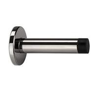 SOTECH 2 x Butoir de Porte Mercury Ø 50 mm L: 95 mm Butée de Porte en Acier Inoxydable Véritable Poli pour Montage Mural