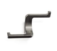 SOTECH 2 x Crochet de Vêtements Bill Crochets Portemanteau Patère Crochets de Mur Finition en Acier INOX (Grand)