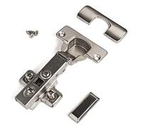 SOTECH 2 x Paumelles à boîtier 105° butée d'angle avec SOFT-CLOSE y compris plaques de montage et vis et montage rapide KLIP, testé à 50000 cycles SO-T52