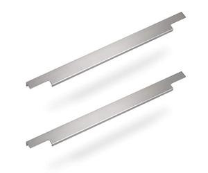 SOTECH 2 x Poignée de Meuble BLANKETT Slim 795 mm en Aluminium Chromé Mat (vissée à l'intérieur de la façade)