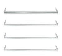 SOTECH 4 pièces 60 cm traverses en acier pour stabilisation d'armoire | inférieure de d'armoire de cuisinière intégrée, support de montage d'armoire inférieure d'évier