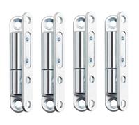 SOTECH 4 pièces paumelles de porte paumelle à visser 15 x 83 mm charnière paumelle de rénovation pour portes intérieures à visser (acier galvanisé)