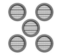SOTECH 5 pièces Grilles d'aération Ø 49 mm/Ø d'encastrement : 39 mm/Profondeur d'encastrement : 7 mm Rosaces d'aération fendues à encastrer