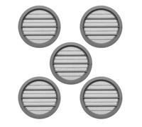 SOTECH 5 pièces Grilles d'aération Ø 65 mm/Ø d'encastrement : 55 mm/Profondeur d'encastrement : 7 mm Rosaces d'aération fendues à encastrer