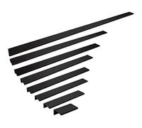 SOTECH 5 pièces Poignée de profil en aluminium SEARL 680 mm noir brossé anodisé Poignée de Tiroir de Cuisine de