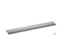 SOTECH 5 poignées de meubles Blankett Alex aspect inox brossé 350 mm Baguettes de poignée à monter à l'intérieur de la façade, vis de fixation incluses