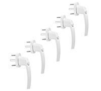 Poignée de fenêtre - SOTECH - grille 45° (lot de 5) - verrouillable bouton-poussoir - aluminium - tige carrée 7x7x35 mm