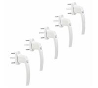 Poignée de fenêtre - SOTECH - grille 45° (lot de 5) - verrouillable bouton-poussoir - aluminium - tige carrée 7x7x35 mm