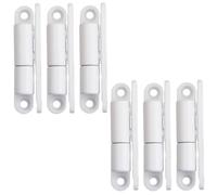 SOTECH 6 pièces paumelles de porte paumelles à visser 15 x 83 mm paumelles de rénovation pour portes intérieures à visser (acier blanc)