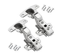 SOTECH 8 pièces Hettich Sensys 8645i TH 52 Butée intérieure Paumelle incl. vis M4 x 20 mm Rentrant Angle d'ouverture 110° Fermeture automatique Distance 1,5 mm