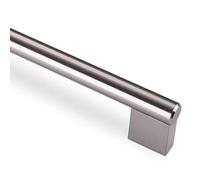 SOTECH Barre d'appui G4 Poignée de meuble aspect inox Ø 14 mm Distance entre les trous 292 mm