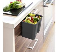 SOTECH BIKI Poubelles Déchets Verts 4,2 L Anthracite avec Couvercle