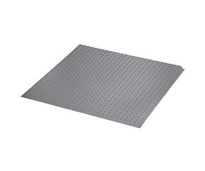 SOTECH Blum Ninka eins2vier Plaque de Fond pour Largeur Meuble 500 mm | 382 x 473,5 mm gris aluminium adaptée
