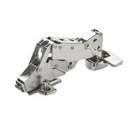 SOTECH Charnière grand angle 165° Sensys 8657i Butée centrale (semi-présentée) Retrait à zéro, fermeture en douceur, montage rapide + plaque de montage hauteur 0 mm avec vis Euro + cache-pot
