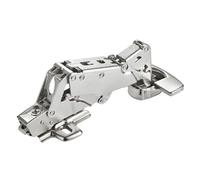 SOTECH Charnière grand angle 165° Sensys 8657i Butée d'angle (existante) à retrait zéro, fermeture en douceur, montage rapide + plaque de montage hauteur 1,5 mm + cache-pot
