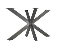 SOTECH Châssis de table SPIDER/Pieds de table en acier lourd à l'aspect vintage/Montage facile/Patins de table pour les projets de bricolage Tables de salle à manger 710 x 1200 x 680 mm