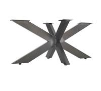 SOTECH Châssis de table SPIDER/Pieds de table en acier lourd à l'aspect vintage/Montage facile/Patins de table pour projets DIY Tables basses, tables de salle à manger 430 x 980 x 580 mm