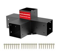 SOTECH Connecteur central 100 x 100 mm (connecteur à 4 voies) acier carré