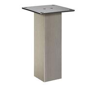 SOTECH Console de Bar Olbia 50 x 50 x 170 mm Droite Aspect INOX Comptoir de Cuisine Pied de comptoir Console Pied de Meuble