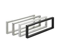 SOTECH Console de lavabo WK500 mm acier inox brossé Support de lavabo design Console murale stable Support de console pour vasque à poser