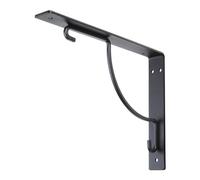 SOTECH Console d'étagère RK16 240 x 181 mm noir Equerre d'étagère Support d'étagère Taquet d'étagère