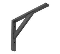 SOTECH Console pour charges lourdes 295 x 215 mm noir Capacité de charge 75 kg Équerre pour charges lourdes acier Équerre d'étagère Support mural