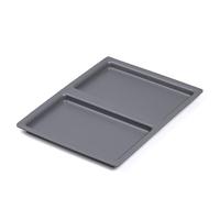 SOTECH Couvercle pour Seau de 13,5L eins2vier Tri Déchets Poubelle | de Cuisine Tri Matières Recyclables gris aluminium