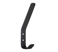 SOTECH Crochet à vêtements ALBA acier inoxydable 142 x 20 mm noir mat Crochet de garde-robe de