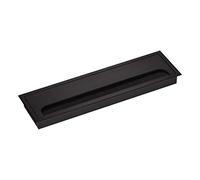 SOTECH Entrée de câble CAVO 280 x 80 mm carrée en Aluminium anodisé Noir | entrée de câble