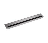 SOTECH Entrée de câble CAVO 500 x 80 mm carrée en Aluminium anodisé Argent | entrée de câble