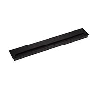 SOTECH Entrée de câble CAVO 500 x 80 mm carrée en Aluminium anodisé Noir | entrée de câble
