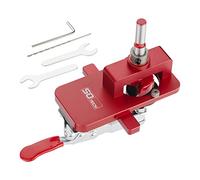 SOTECH Gabarit de 35 mm perçage de précision aluminium Règle de butée | réglable et butée de profondeur avec Ø de boisseau Distance de perçage de 48 mm