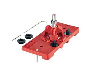 SOTECH Gabarit de perçage BSK-35-T45/52 pour montage de charnières à boîtier, y compris mèche Forstner Ø 35 mm pour charnières à boîtier avec distance de perçage de 45 et 52 mm