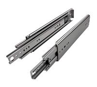 SOTECH Glissière de tiroir pour charges lourdes KV250H76 1422 mm (56") Argenté Acier galvanisé Montage latéral Capacité de charge jusqu'à 250 Kg Extension Télescopique