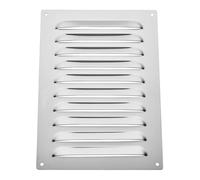 SOTECH Grille d'aération 165 x 230 mm en acier inoxydable véritable brossé | Grille d'évacuation d'air