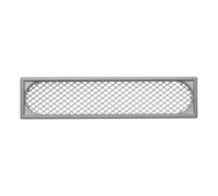SOTECH Grille d'aération 172,5 x 41 mm/Profondeur d'encastrement : 7 mm Passage d'air avec perforation en losange à encastrer avec bord de recouvrement