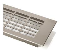 SOTECH Grille de 250 mm Ventilation Perforée Tôle de Ventilation Angulaire | Aspect d'Acier Affiné
