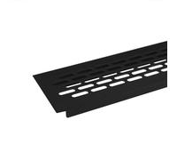 SOTECH Grille de Ventilation 484 x 60 mm Grille Perforée Noir Aération Porte Grille Cheminée
