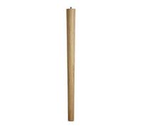 SOTECH ied de Table en Chêne Brut H 710 mm/Ø 60/40 mm avec Vis à Double Filetage M10 Idéal pour Cuisine & Tables à Manger /