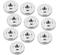 SOTECH Jeu de 10 écrous moletés M10, acier inoxydable V2A (SS304), forme