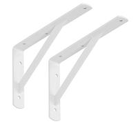 SOTECH Jeu de 10 supports d'étagères 250 x 150 x 30 mm, blanc