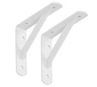 SOTECH Jeu de 6 consoles pour rayonnages 150 x 125 x 30 mm, blanc