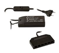 SOTECH led Driver 12 W Transformateur avec distributeur sextuple et interrupteur pour luminaires et bande led