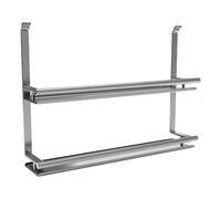 SOTECH Linero style Tablette à épices aspect inox 2 niveaux 380 x 80 x 271 mm à suspendre